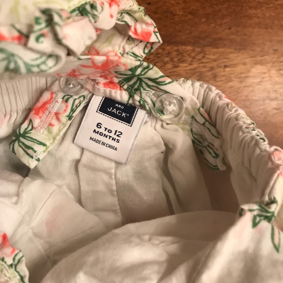 Janie and Jack Flamingo Romper - Picture 2 of 3